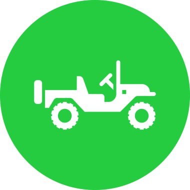 Aracın vektör çizimi