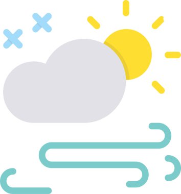 Bulut. Web simgesi basit illüstrasyon