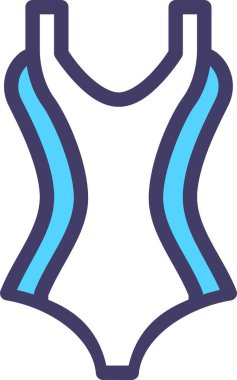 İç çamaşırı. Web simgesi basit illüstrasyon