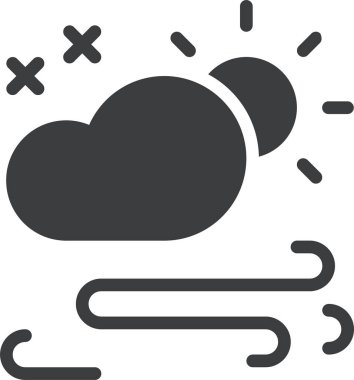 Yağmur. Web simgesi basit illüstrasyon