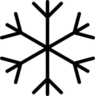 Noel kar taneleri. Basit tasarım