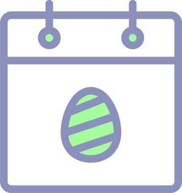 Yumurta. Web simgesi basit illüstrasyon