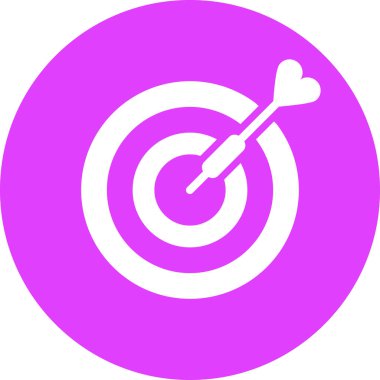 hedef simge vektör illüstrasyonu