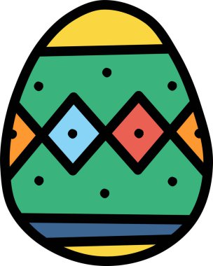 Paskalya yumurtası. Basit resimleme