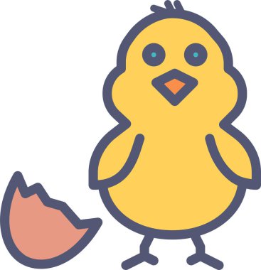 Kuş. Web simgesi basit illüstrasyon