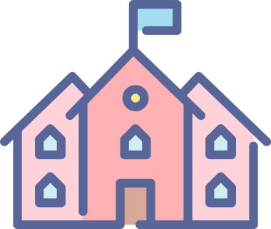 Eğitim. Web simgesi basit illüstrasyon