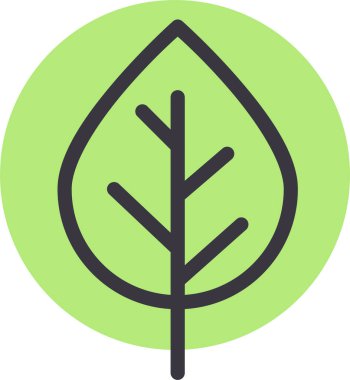 Ağaç. Web simgesi basit illüstrasyon