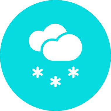 Bulut simgesi, vektör çizimi. düz tasarım biçimi