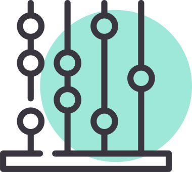 Dengeleyici. Web simgesi basit illüstrasyon