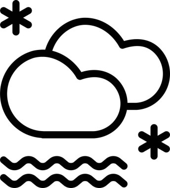 Bulut. Web simgesi basit illüstrasyon