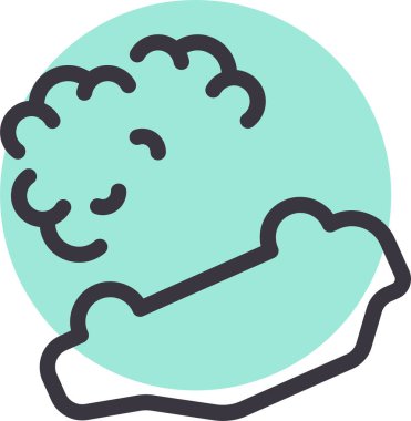 Yemek. Web simgesi basit illüstrasyon