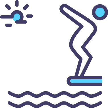 Yüzme havuzu. Basit tasarım