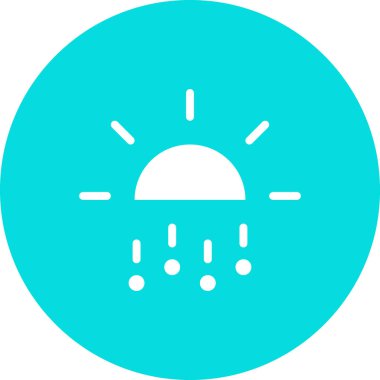 Güneş Simgesi Vektör illüstrasyonu