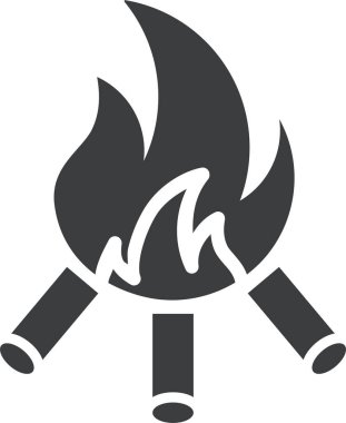 Arama motoru optimizasyon simgesi. Web için gaz yakıcı vektör simgelerinin basit çizimi