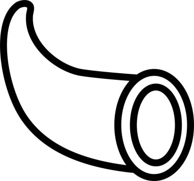 Tek bir simgenin vektör illüstrasyonu