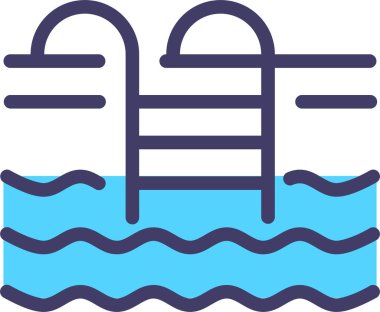 Yüzme havuzu. Basit tasarım