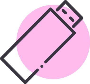 USB flaş bellek. Basit resimleme