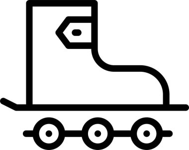 Paten kayın. Basit resimleme