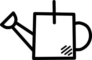 Çay. Web simgesi basit illüstrasyon