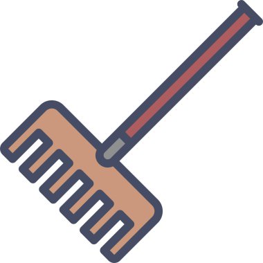 Tırmık. Web simgesi basit illüstrasyon