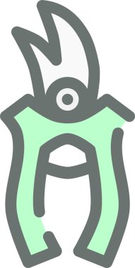 Kerpeten. Web simgesi basit illüstrasyon