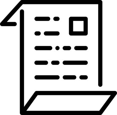 Dosya. Web simgesi basit illüstrasyon