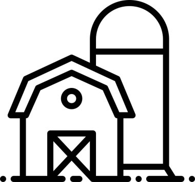 Ev. Web simgesi basit illüstrasyon