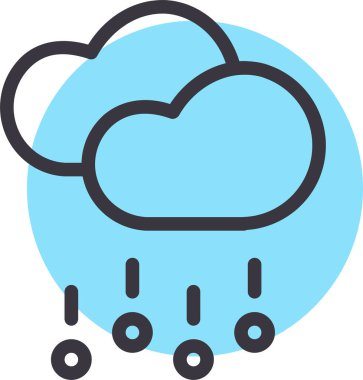 Bulut. Web simgesi basit tasarım