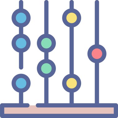 Dengeleyici. Web simgesi basit illüstrasyon