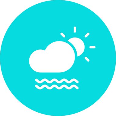 Bulut simgesi soyut arkaplan grubunda izole edildi