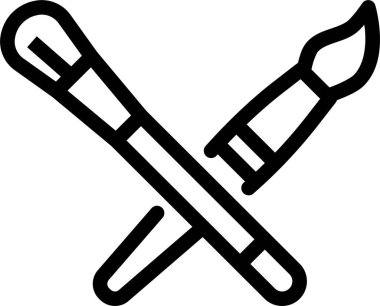 Resim yapmak. Web simgesi basit illüstrasyon