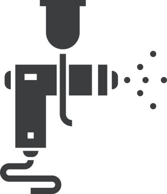 Mikroskop. Web simgesi basit illüstrasyon