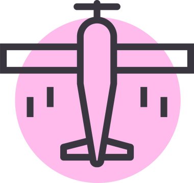 Helikopter. Web simgesi basit illüstrasyon