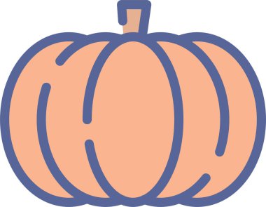 Balkabağım. Web simgesi basit illüstrasyon