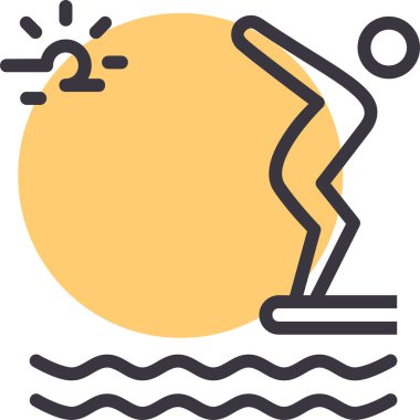 Kumsal. Web simgesi basit illüstrasyon