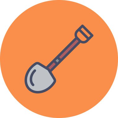 Küreğin vektör illüstrasyonu