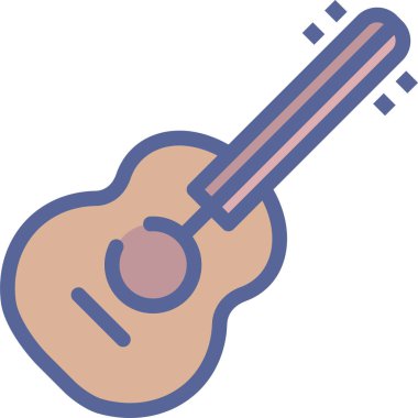 Gitar. Web simgesi basit tasarım