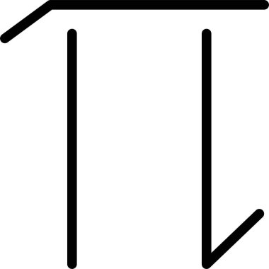 Matematik. Web simgesi basit tasarım