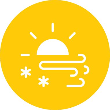 Vektör güneş simgesi illüstrasyonu