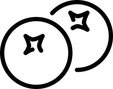 Böğürtlen işareti simgesi, vektör illüstrasyonu