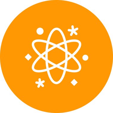 atom. Web simgesi basit tasarım