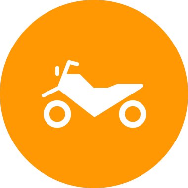 Motosikletin vektör illüstrasyonu