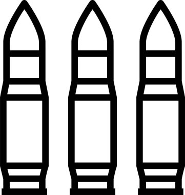 kurşun simgesi, vektör illüstrasyonu
