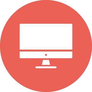 vektör lcd simgesi illüstrasyonu