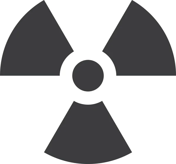 Radiation Web Icon Simple Illustration — Stock Vector
