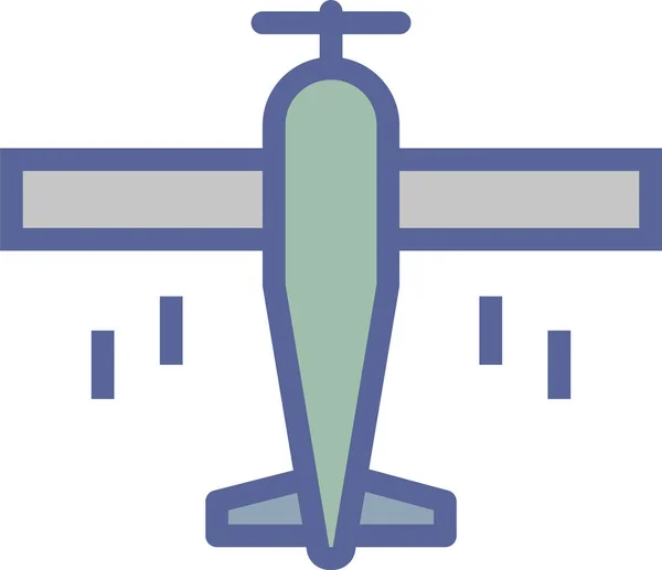 Hubschrauber Web Symbol Einfache Illustration — Stockvektor