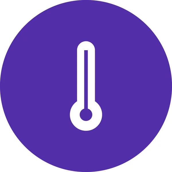 Vector Illustration Thermometer Icon — Stock Vector