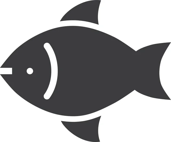 Fische Web Symbol Einfache Illustration — Stockvektor