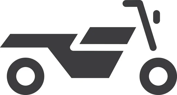 Vélo Icône Web Design Simple — Image vectorielle