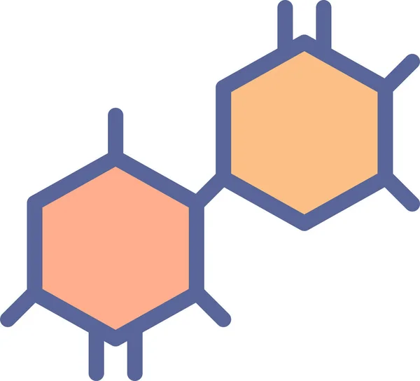 Молекула Иконка Сайта — стоковый вектор